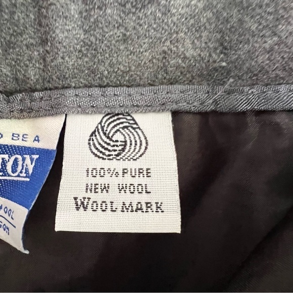 Pendleton Vintage High Rise Fully Lined Gray Wool Pant Made in USA Size 29 - Picture 9 of 10